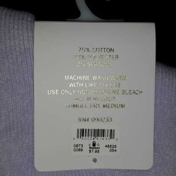 2 New Women's L.A. Hearts Crew Socks One Size - Picture 4 of 4